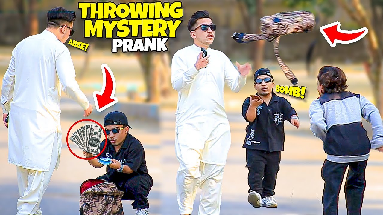 Throwing Mystery Bag Prank - | @New talent