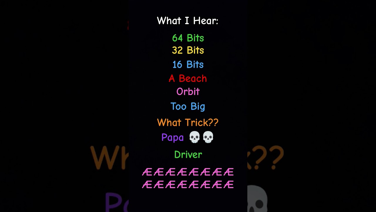 What I Hear 💀 