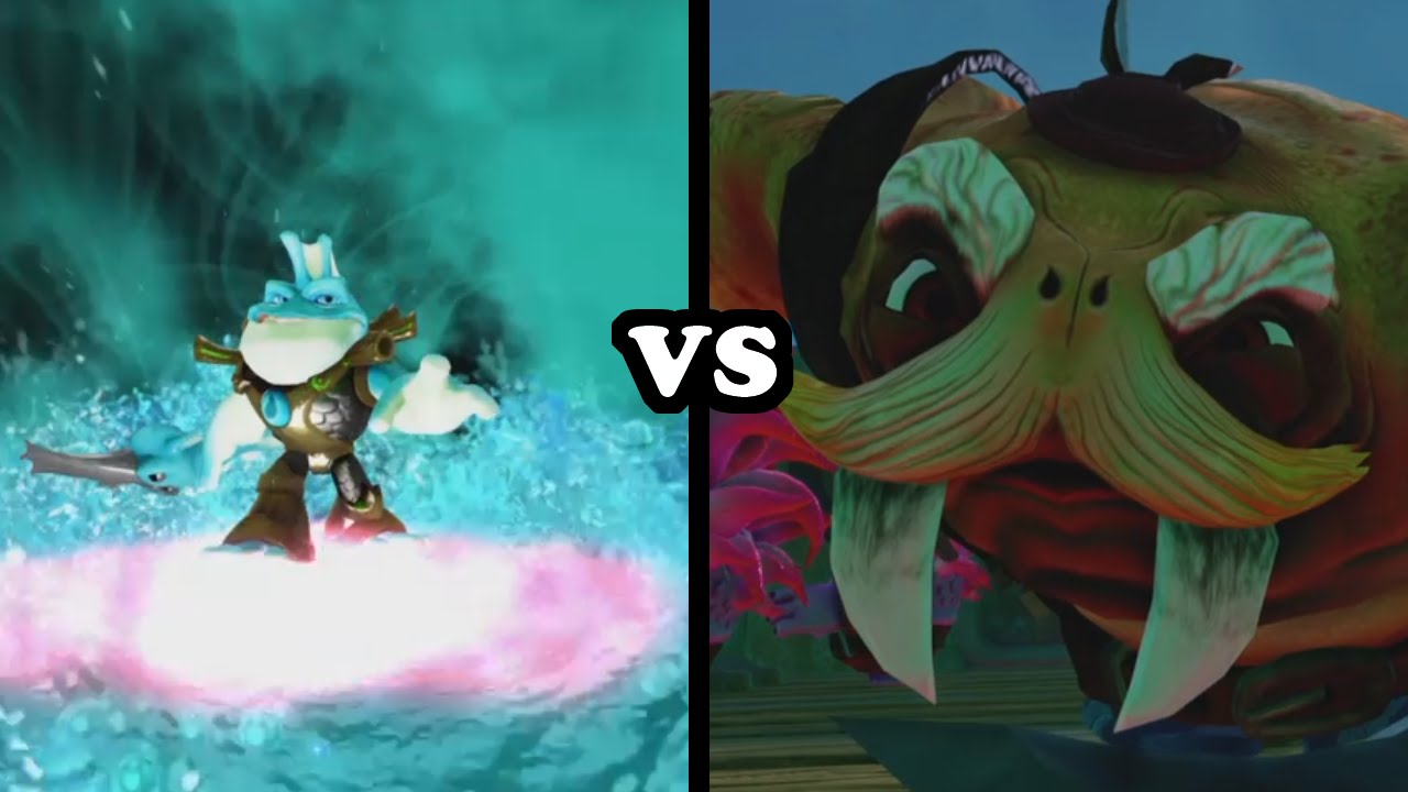 Skylanders Trap Team - Rip Tide Vs Brawl & Chain