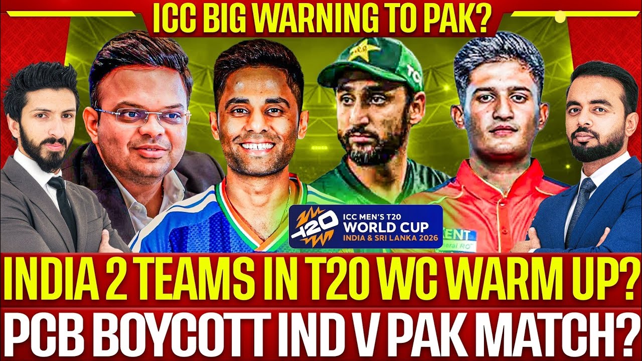 India 2 Teams in T20 WC Warm up? 😳| ICC Big Warning to Pak before WC? | Changes in INDvNZ
