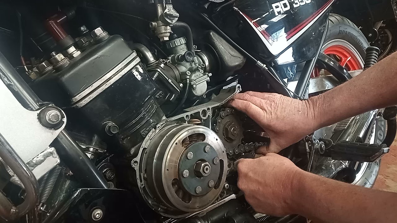 ремонт утечки в коробке передач RD 350 LC