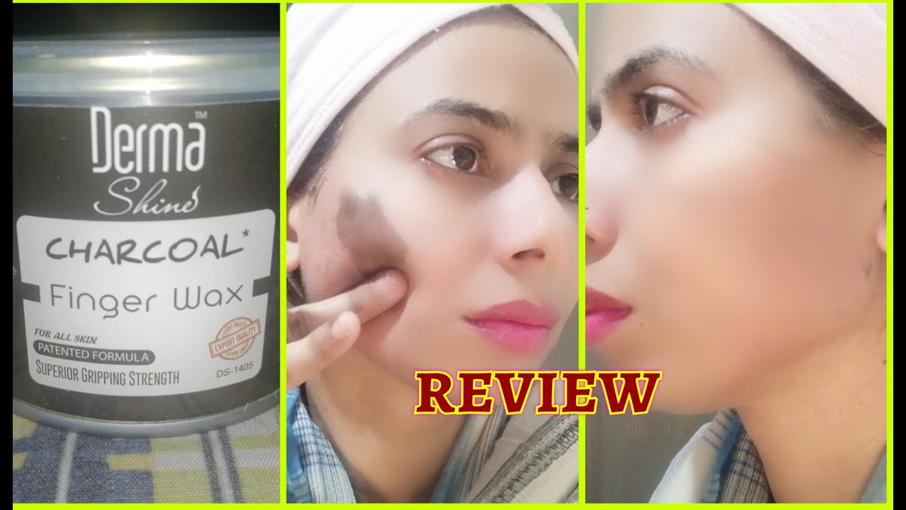 Derma shine finger wax | zartasha zar | derma shine charcoal wax |