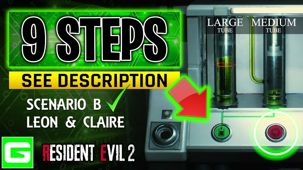 Resident Evil 2 Remake Drug Testing Lab Scenario B 2nd RUN Leon and Claire Puzzle (See Description)