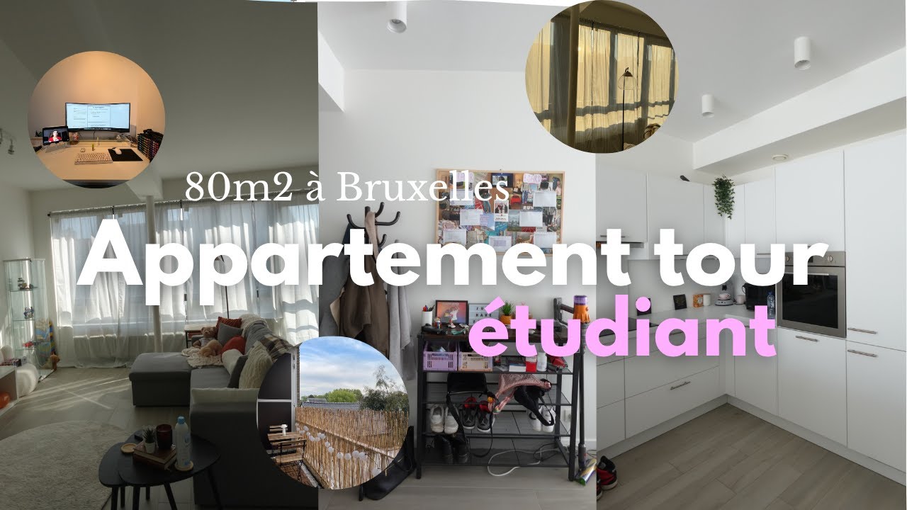 APPARTEMENT TOUR ETUDIANT | 80m2 à Bruxelles