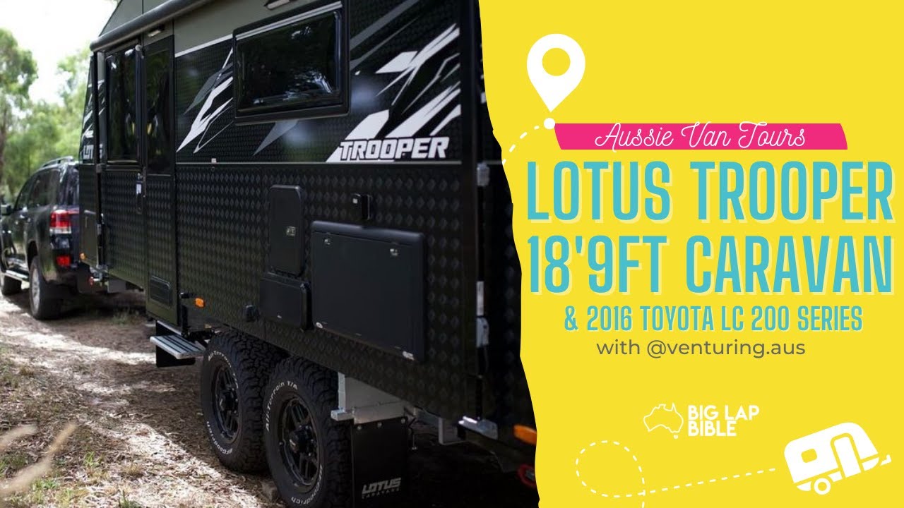 Пара австралийских путешественников: фургончик Lotus Trooper 18'9 футов 2021 года и комплектация ...