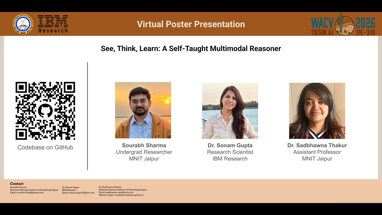 WACV 2026 - See, Think, Learn: A Self-Taught Multimodal Reasoner