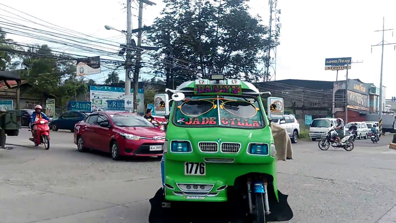 Tricycle to Gasiano Mall, Tagum City, Philippines