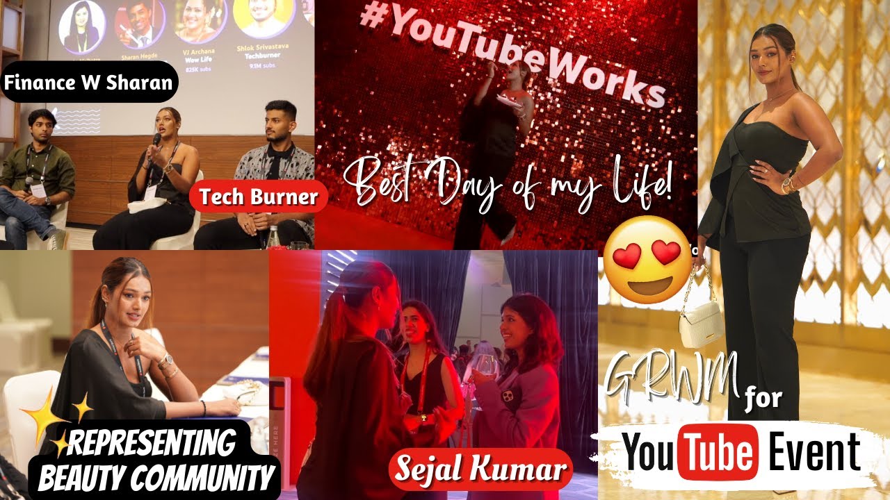 *BEST* DAY OF MY LIFE! I took a YOUTUBE MASTERCLASS for Shorts at the YT works Event! #HustleWSar