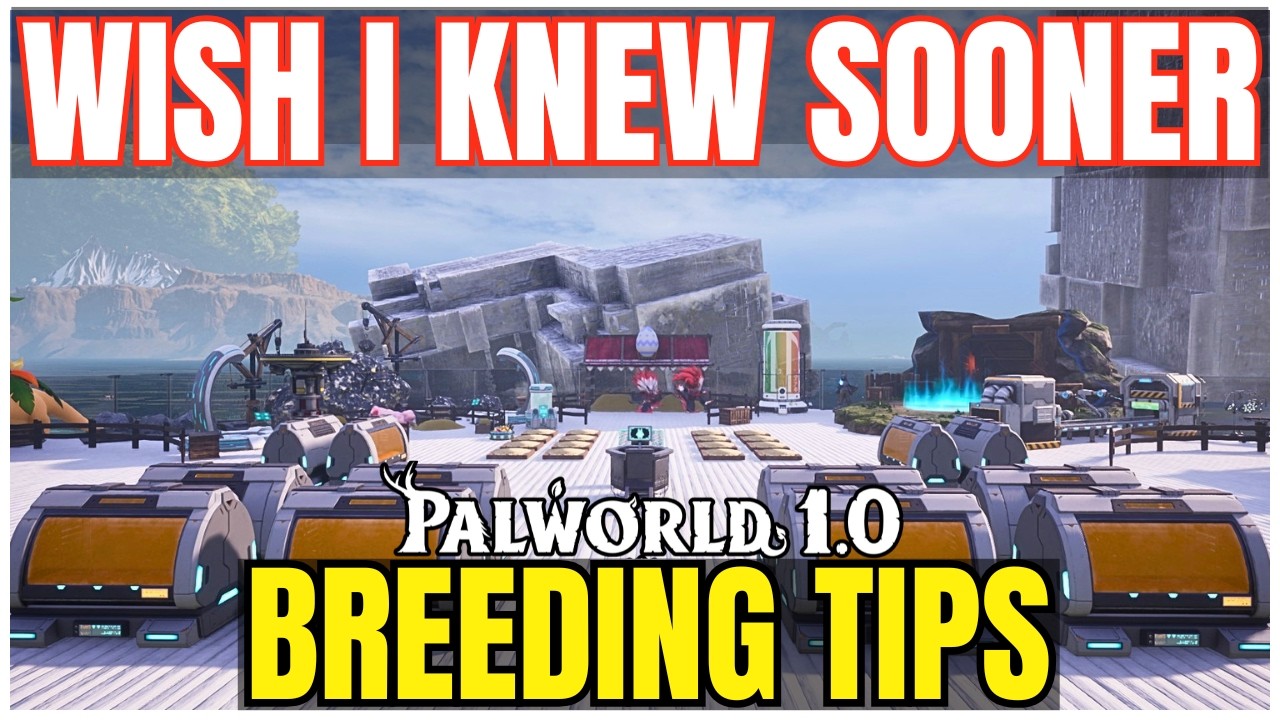 Советы по разведению в Palworld 1.0, о которых я хотел бы знать раньше! Полный гайд по разведению