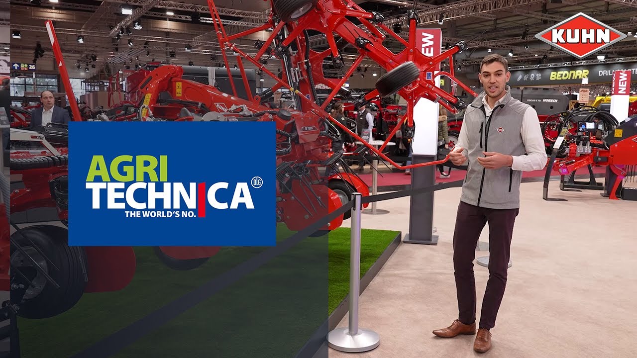 The exclusive 13m mounted tedder explained by our product manager | GF 13003 | KUHN