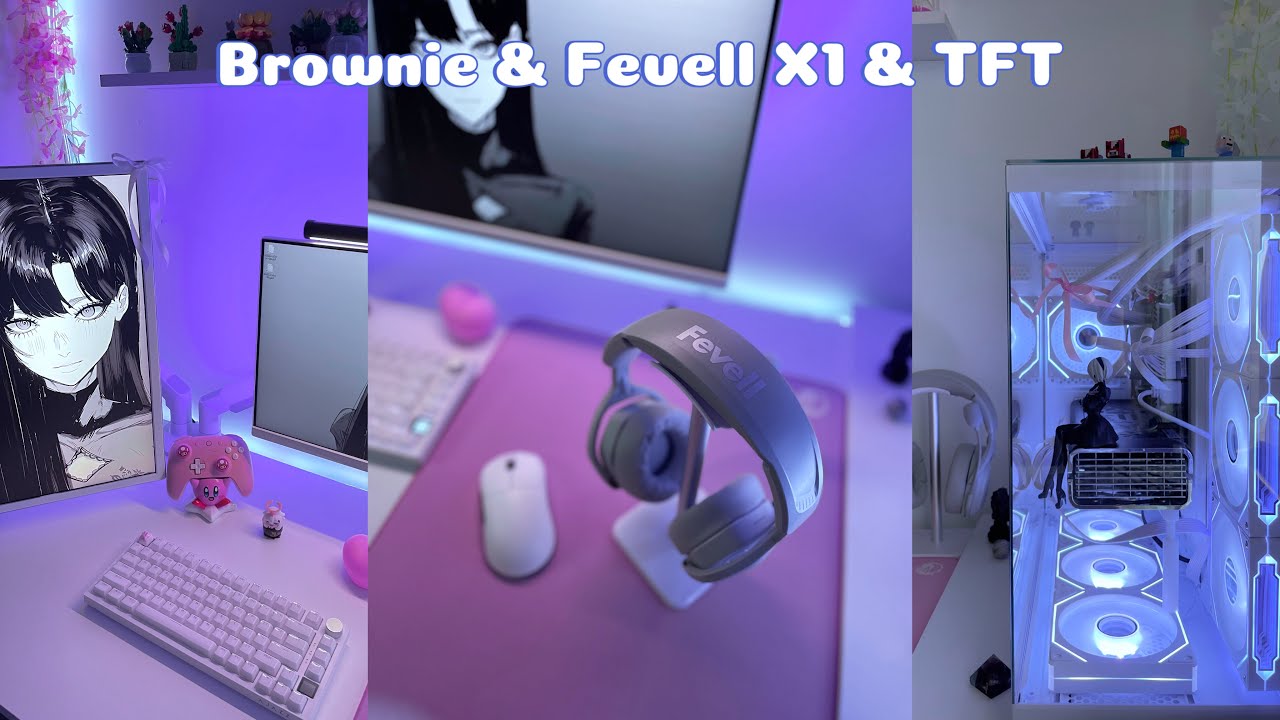 Мини-влог: Брауни, Распаковка наушников Fevell X1 & TFT