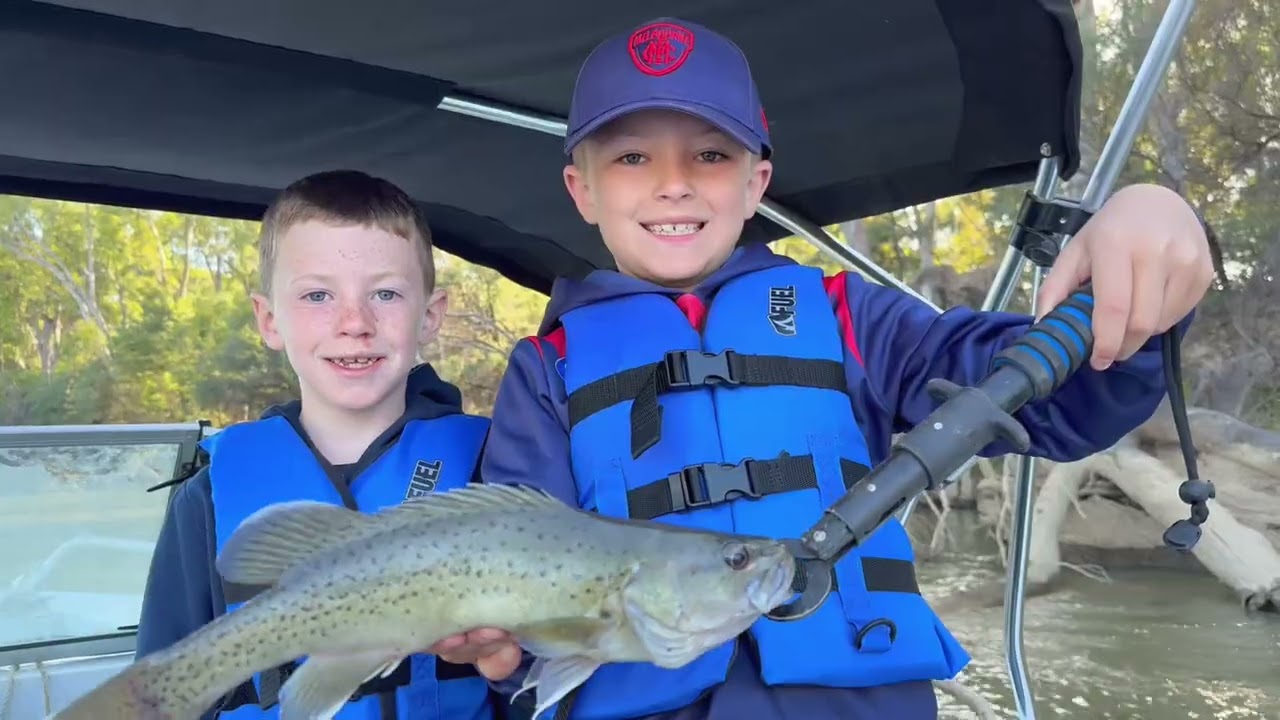Tough fishing for COD on the Murray River