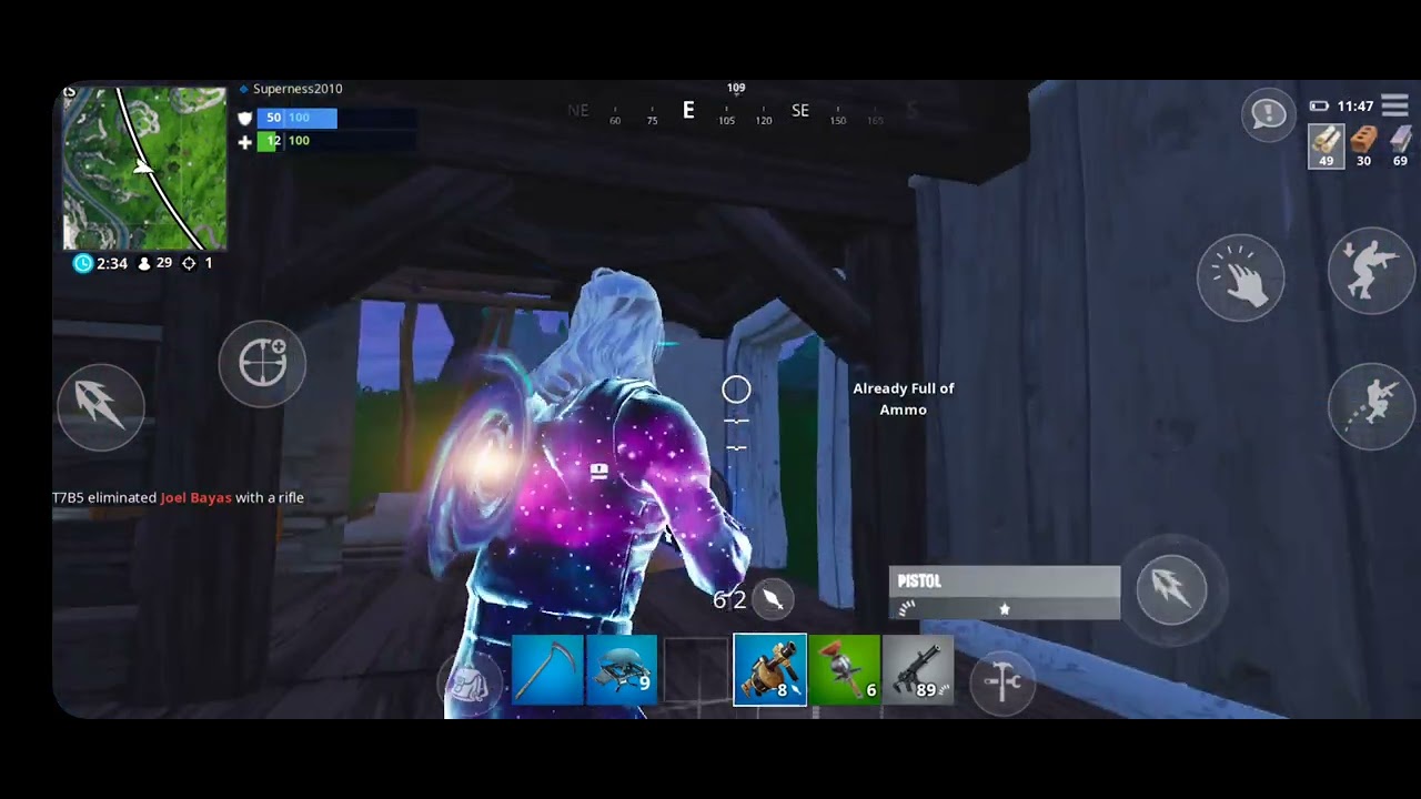 EZFN Fortnite season 7 galaxy skin gameplay in 2023