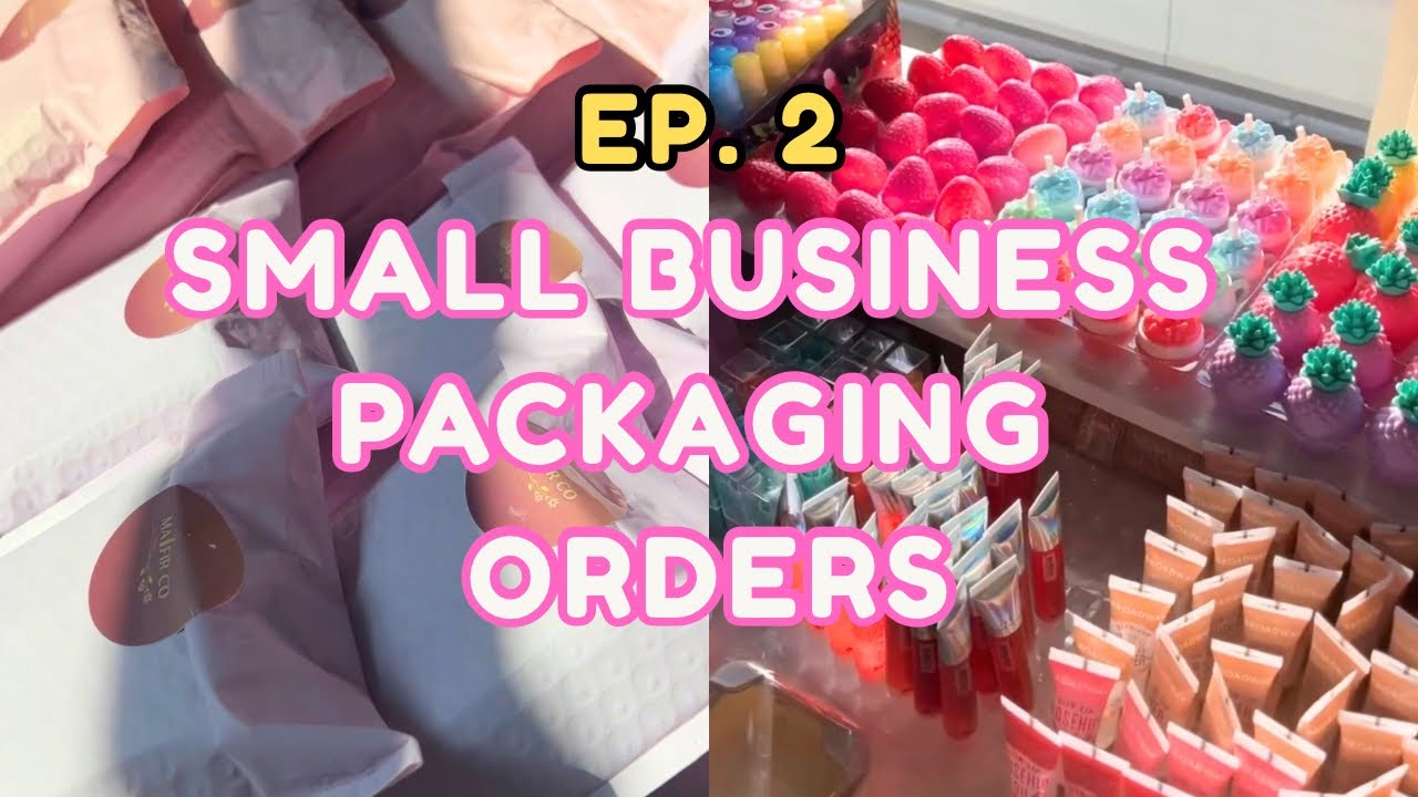 ✨Заказы на упаковку для малого бизнеса📦 | Эпизод 2 Наборы блесков для губ, Каваи
