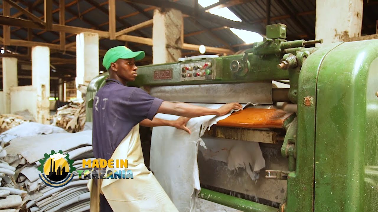 #MadeinTanzania - Ngozi inavyotumika kutengeneza bidhaa mbalimbali za ngozi viwandani (FULL)
