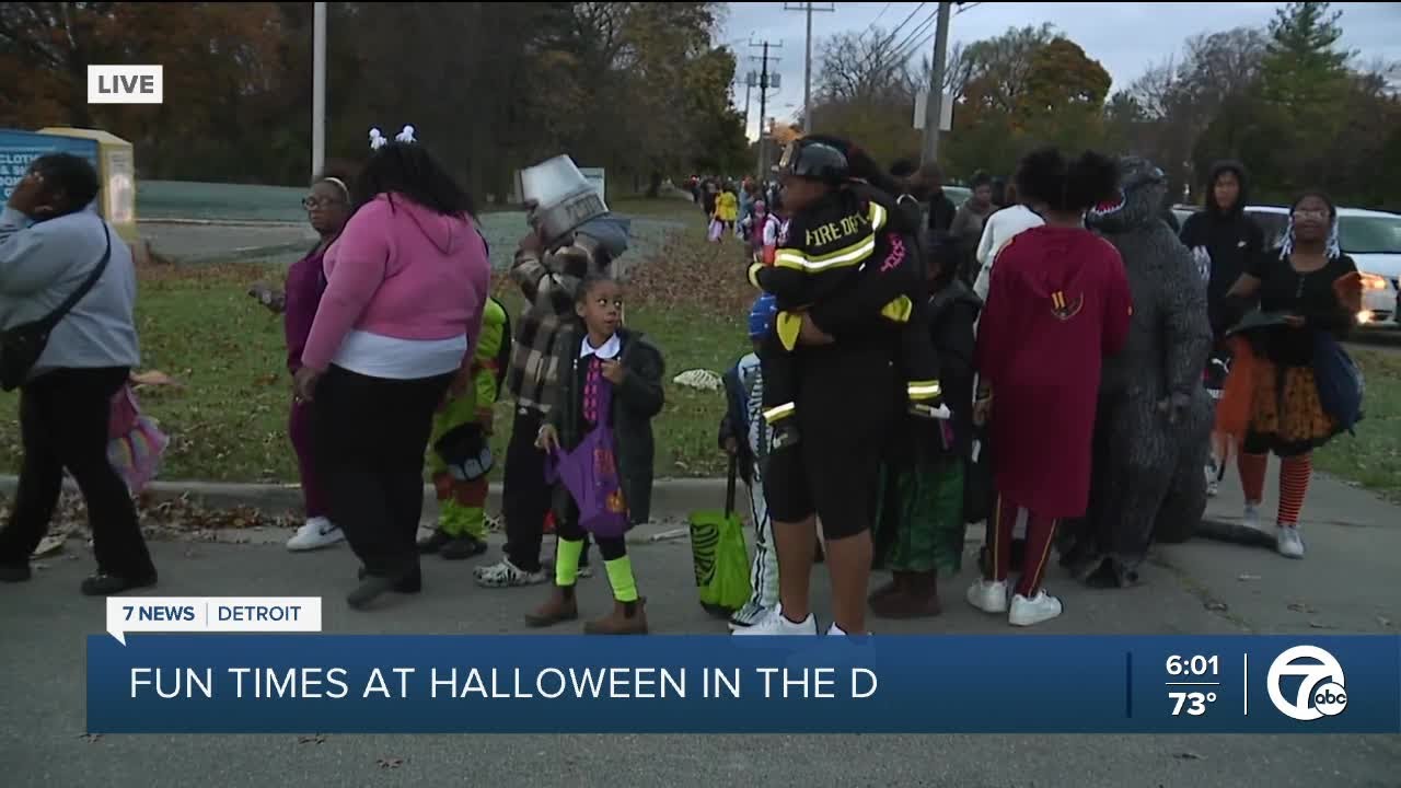 Halloween in the D brings fun times to families in Detroit