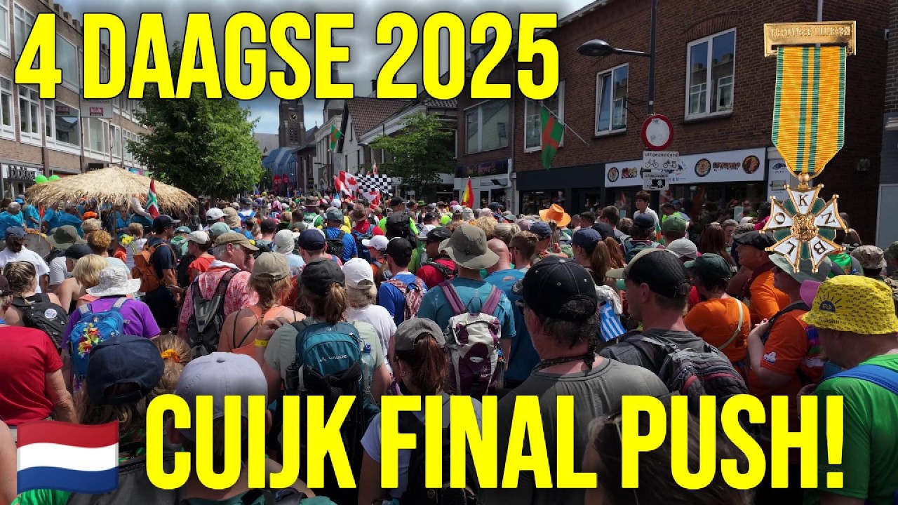4K 🇳🇱 Cuijk to Glory | 4Daagse 2025 Final Day Highlights