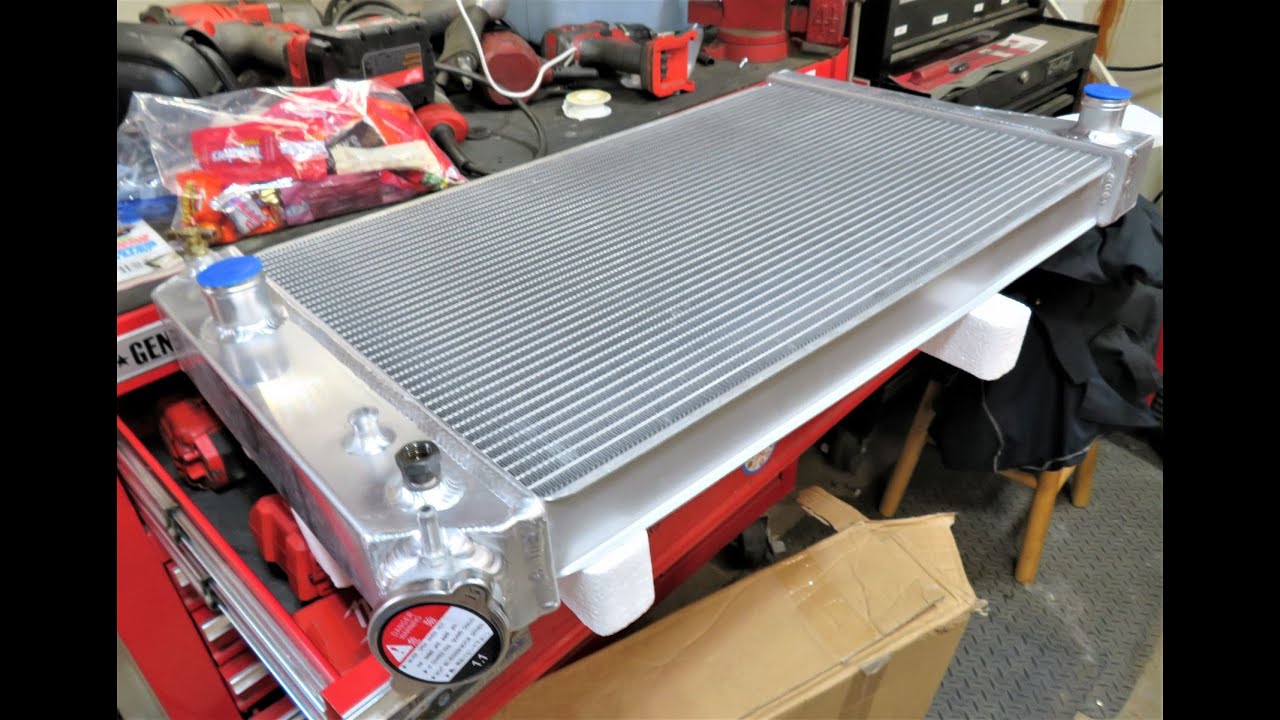 1984 C4 CORVETTE EBAY 3 CORE ALUMINUM RADIATOR