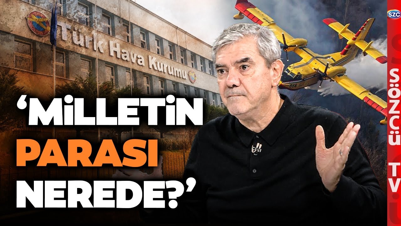Yılmaz Özdil THK Skandalını İfşa Etti! Yangın Uçağı Yok VIP Jet Var! Aziz İhsan Aktaş Detayı
