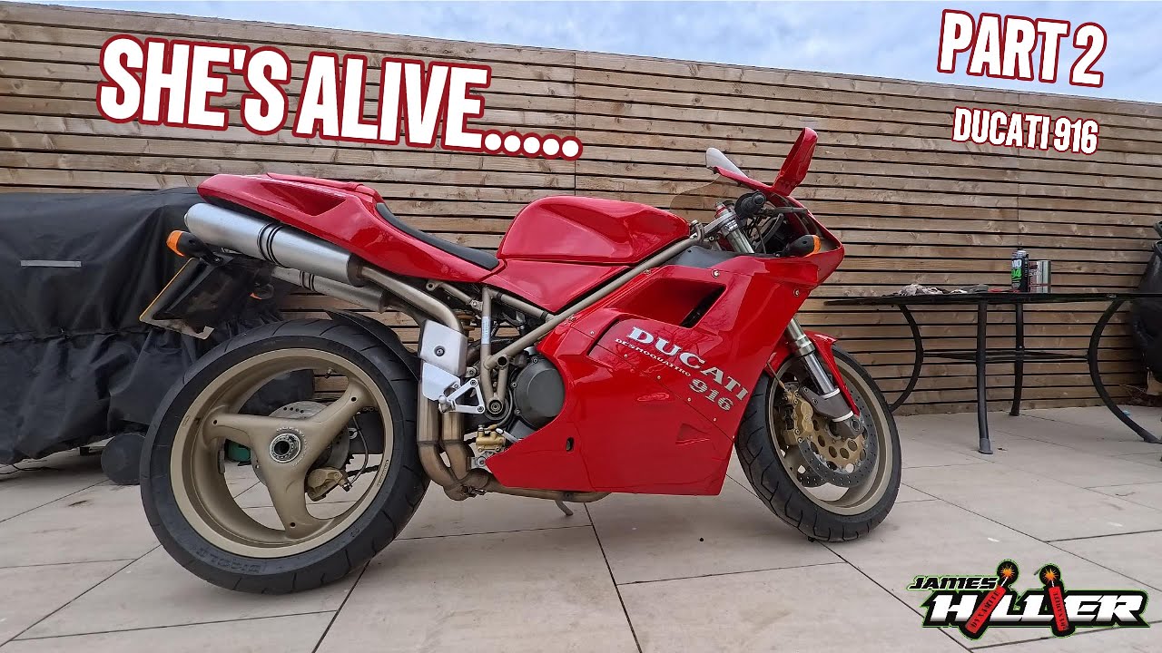 Finally got my Ducati 916 back on the road - Part 2