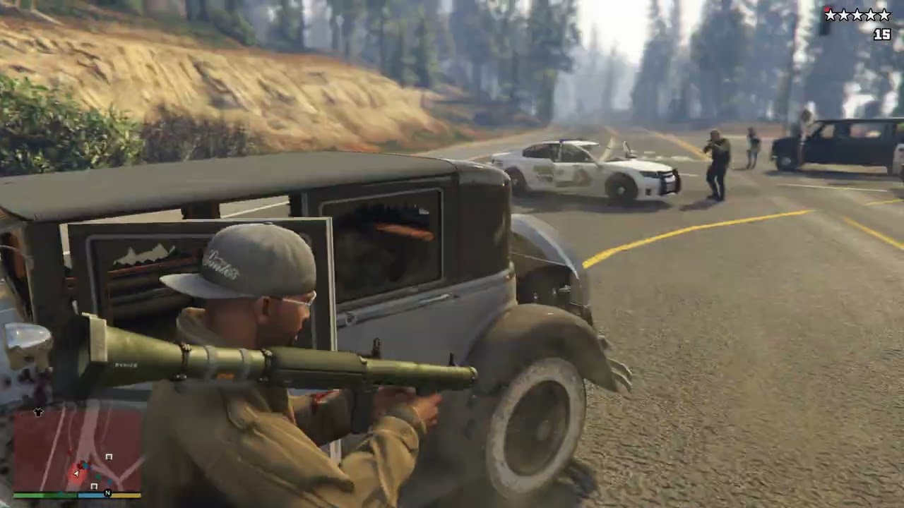 GTA V Franklin's Paleto Bay Shootout + Five Star Escaped(VE:DGA 4.3.3)