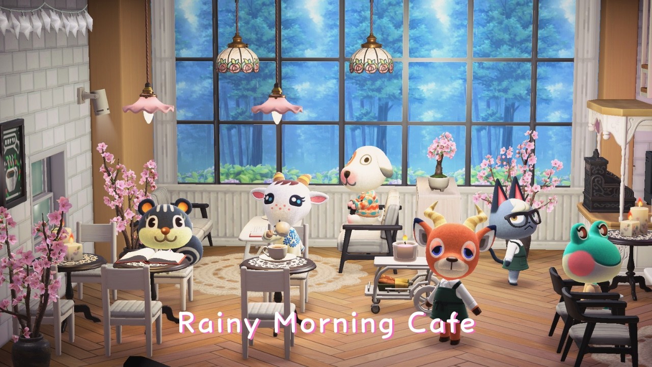 Rainy Morning Cafe ☕ Study & Work Jazz | Coffee Shop Ambience with Rain Sounds (3 Hours)