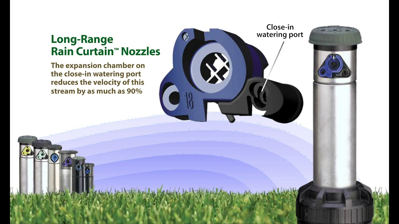 Rain Bird Rain Curtain Nozzle Technology