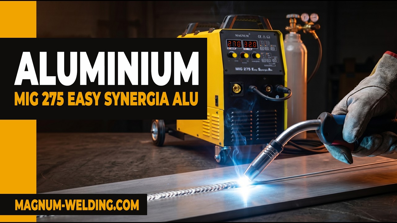 MAGNUM MIG 275 EASY SYNERGIA ALU &ndash; ustawienia i spawanie aluminium (puls, synergia, 4x4) | Poradnik