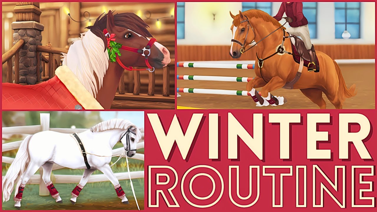 Зимние занятия с лошадьми: конкур, уроки и домашние дела | Star Stable RRP