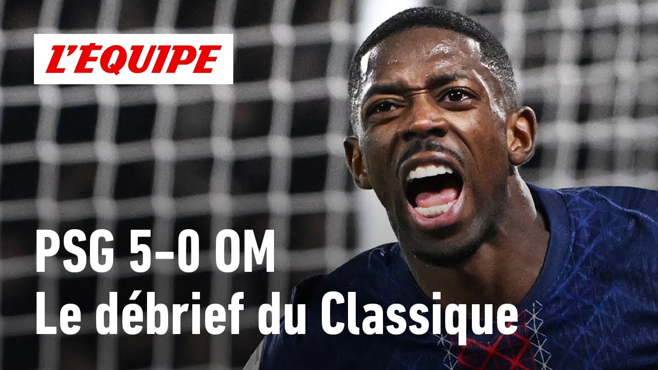 PSG 5-0 OM : LA MANITA ! Paris HUMILIE Marseille dans le Classique