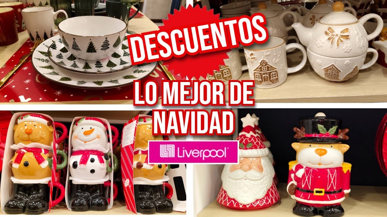 🎄🎁🎅Descuentos!! Hermosas Novedades Navideñas para tu Cocina y Mesa en Liverpool  #todoenliverpool
