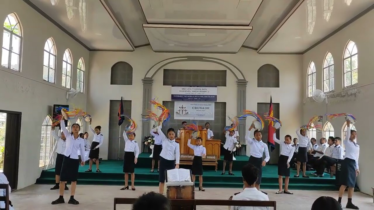 Shine Jesus Shine-Aibawk Corps YP Timbrel Display