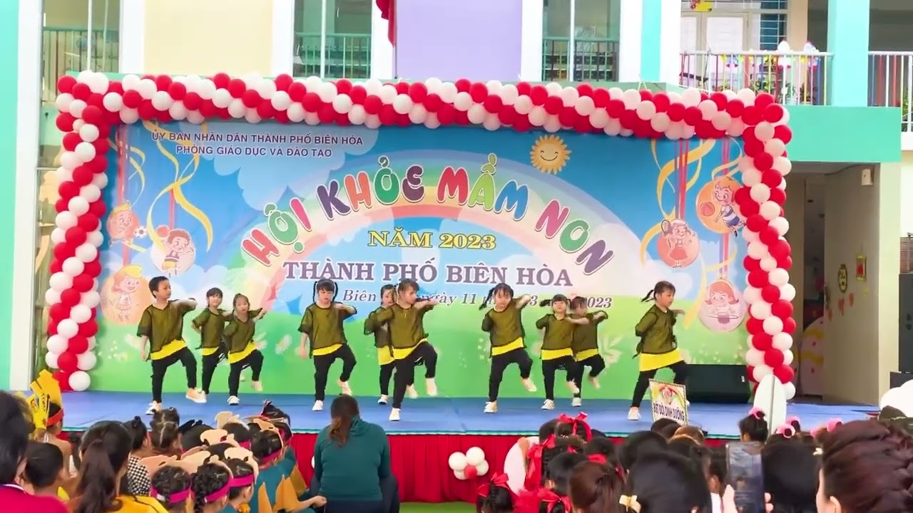 Trường Mầm Non Tuổi Ngọc Biểu Diễn Tại Hội Khỏe Mầm Non Thành Phố Biên Hòa 2023