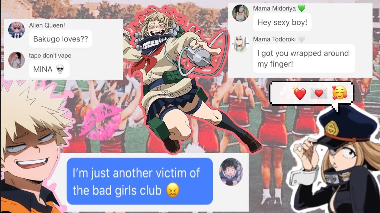 BNHA Texts || “Bad Girls Club” Lyric Prank || All The Girls Are Crazy!