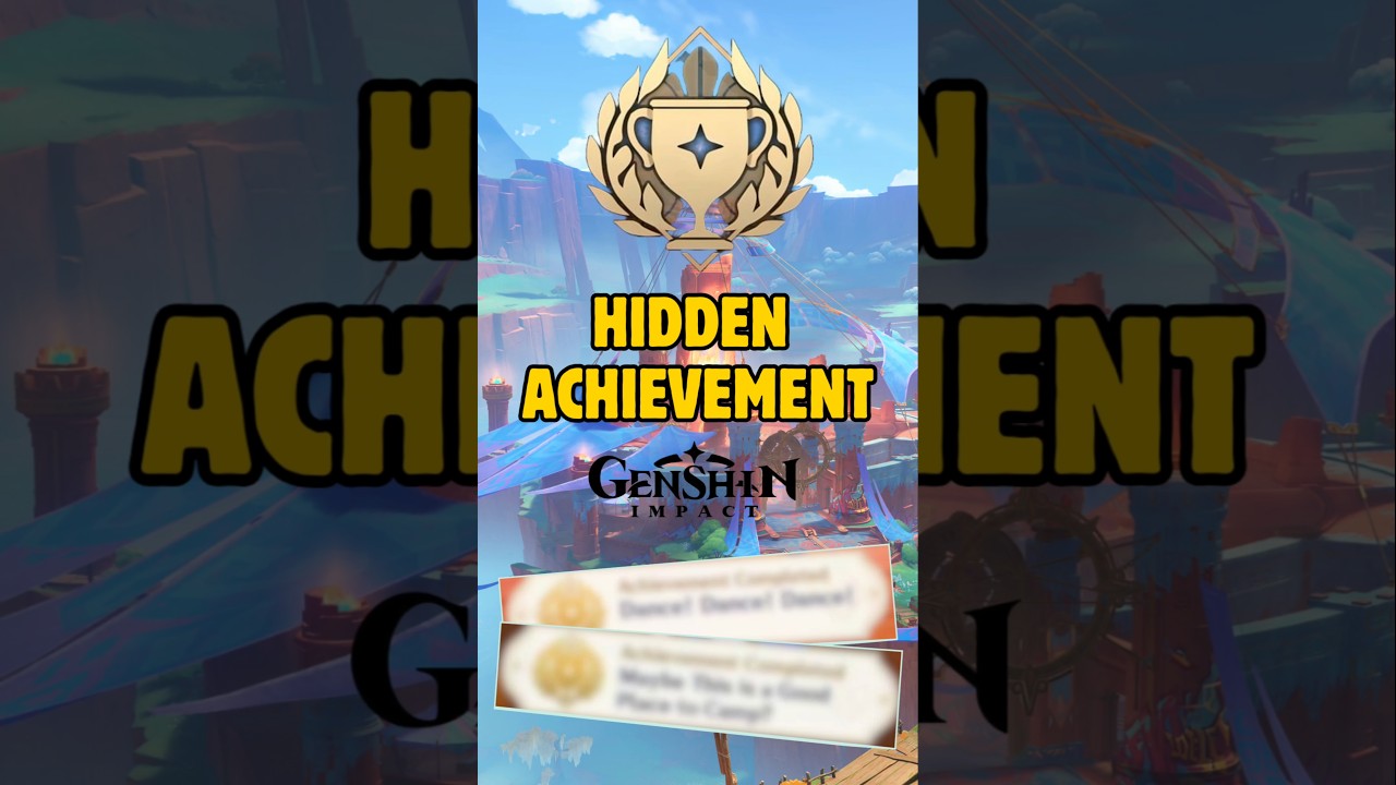 Hidden Achievement in #genshinimpact #shorts #genshintips