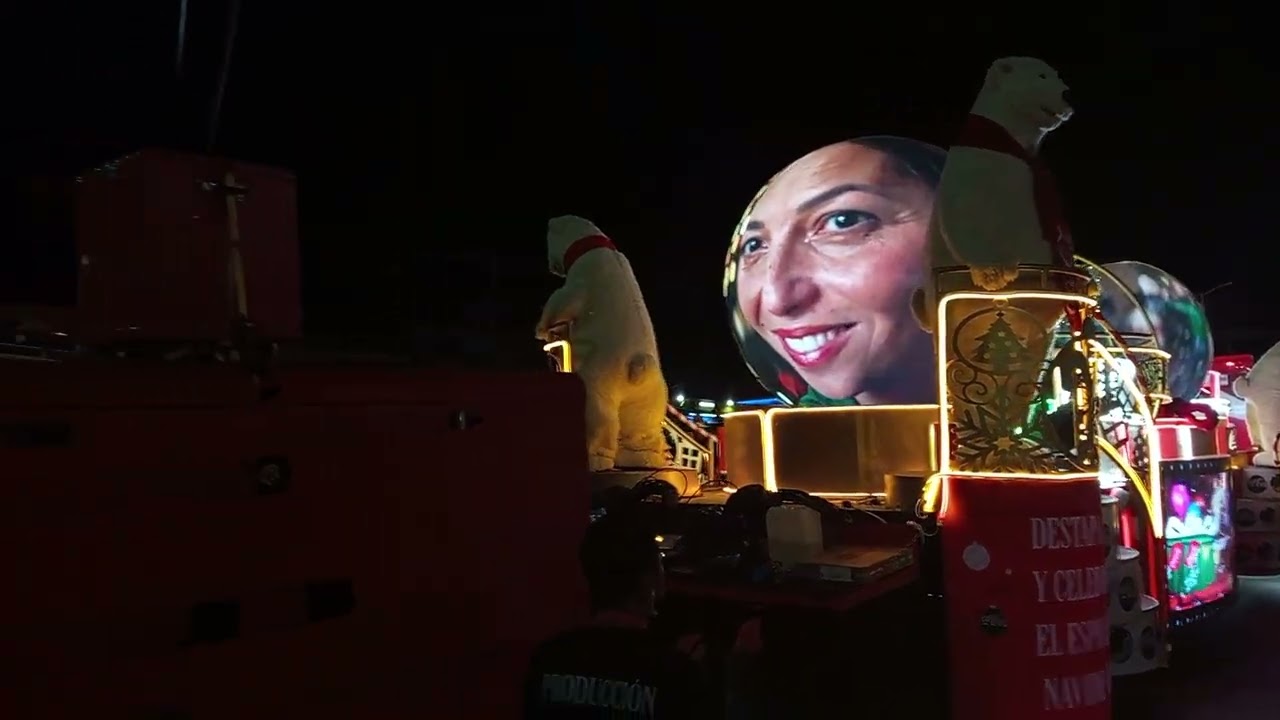 Primera Caravana Navideña Coca Cola. Guanajuato Capital. 9 diciembre 2025