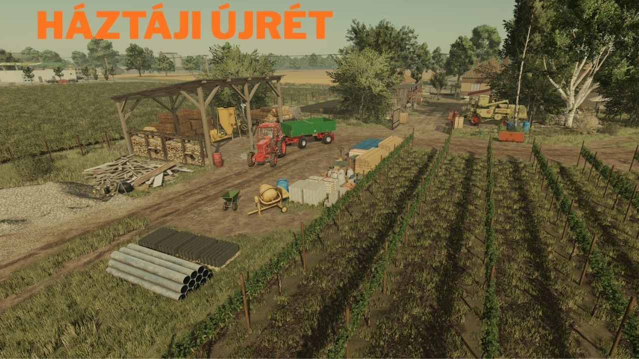 DOLGOZOTT AZ ÖREG😱❗ - HÁZTÁJI ÚJRÉT  Farming Simulator 25🚜🌾6.RÉSZ