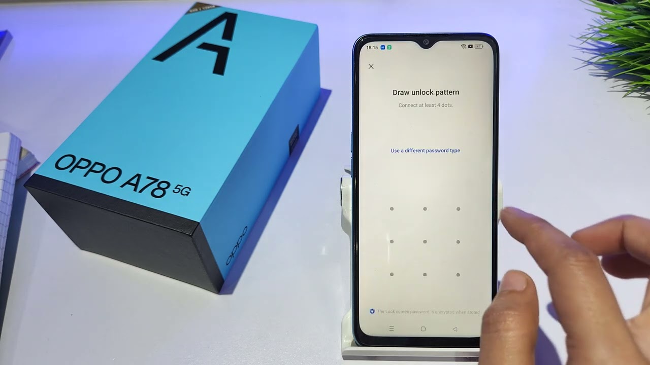 how to set pattern lock in oppo A78 5G , A77s | oppoA77 me lock kaise lagaye |
