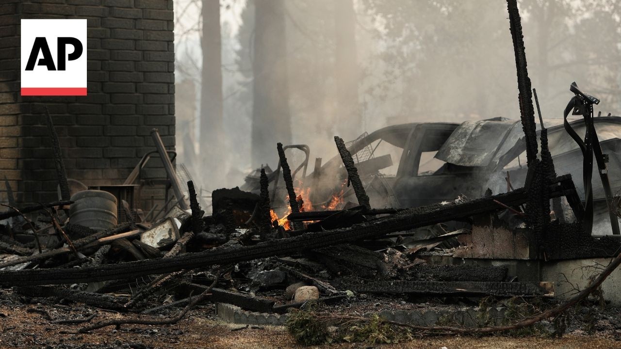Video shows devastation in Spokane after Washington state wildfires