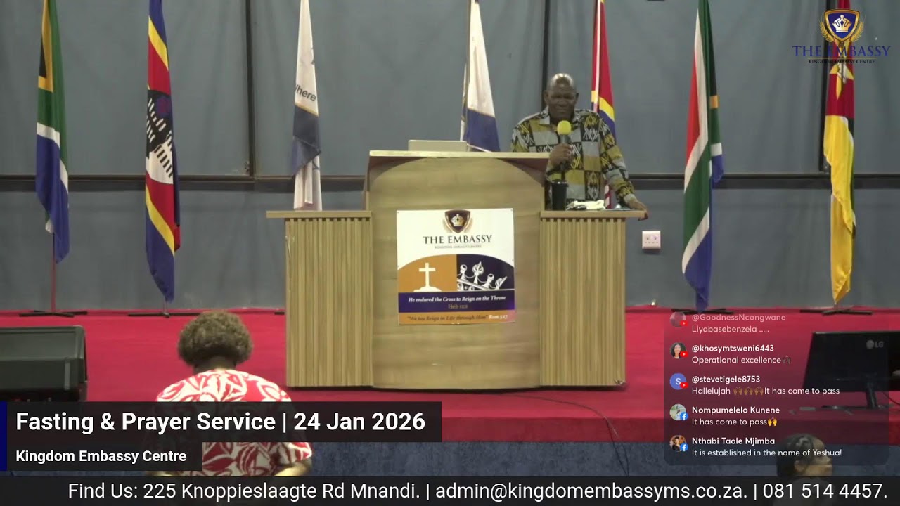 Fasting & Prayer Service | 24 Jan 2026 | Dr Alex | Dominion Generation | Goals