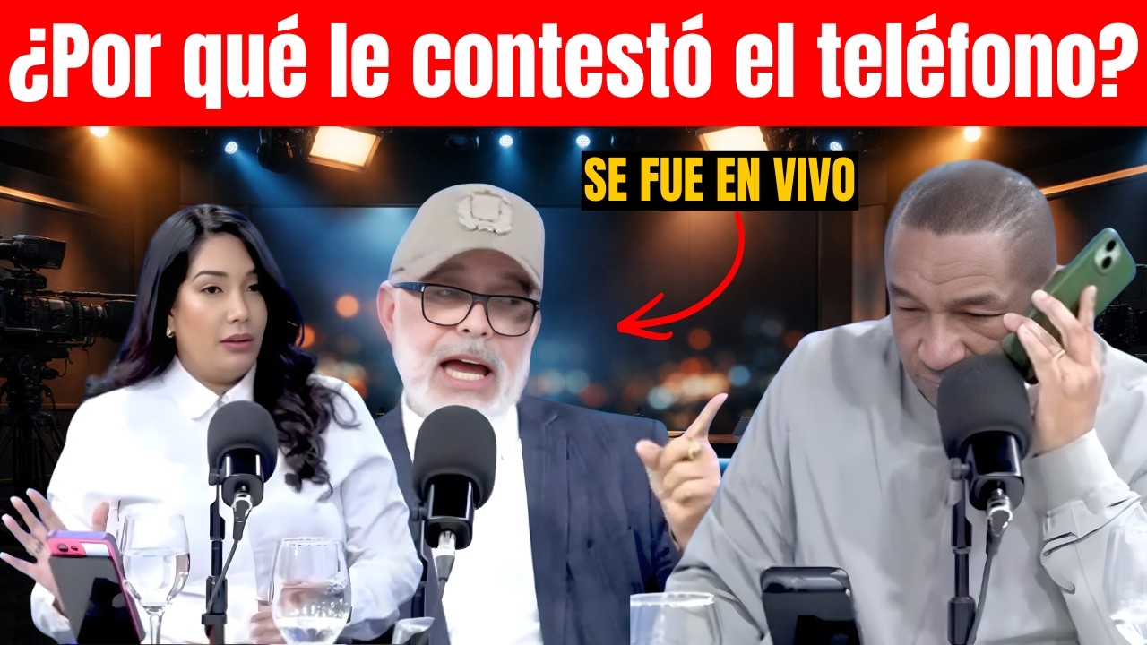 ÁNGEL MARTÍNEZ se EXPLOTA y SE VA del programa de MANOLO OZUNA 🔥 | Faride, DEA, Narcotráfico y MÁS