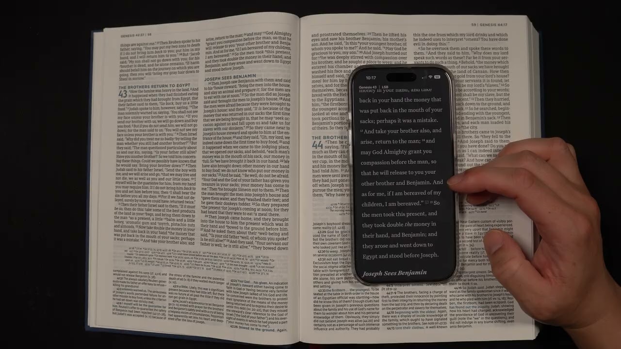 Genesis 43-45, Psalm 14