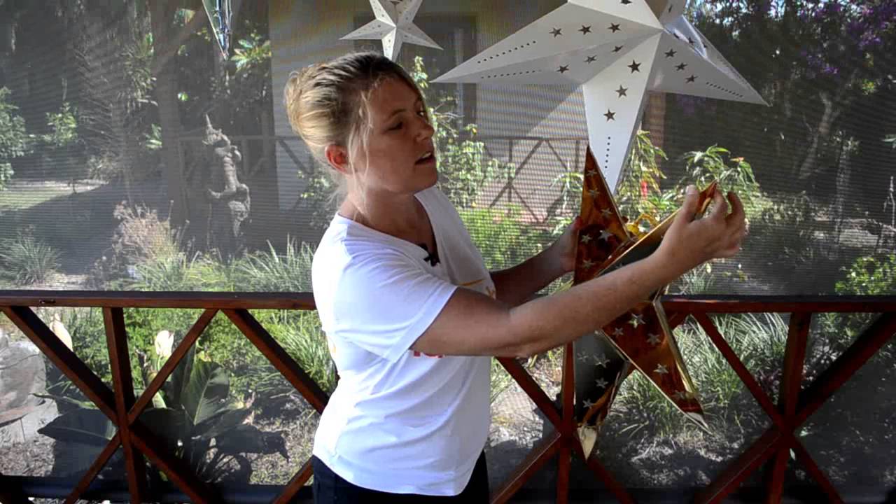 How to assemble Paper Star Lanterns