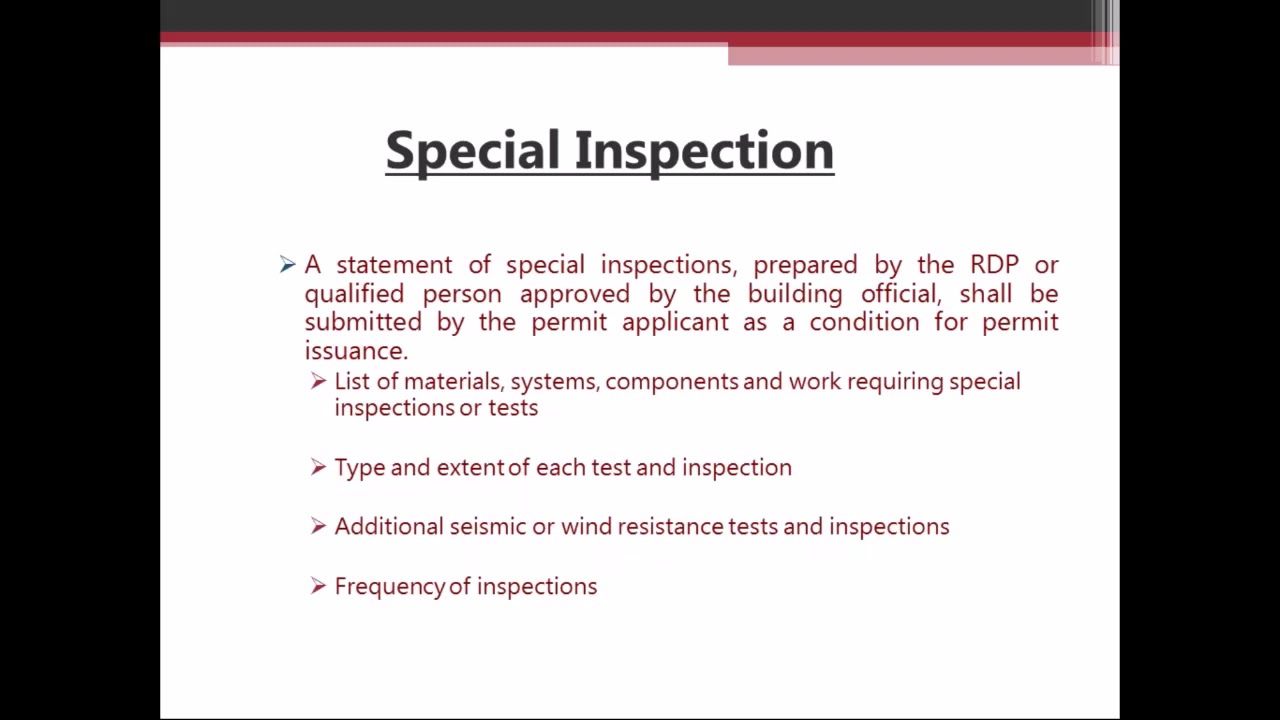 NYS Building Code Chap. 17 Special Inspection presented by Brian Barnes, P.E., Sr. Engineer at ATL.