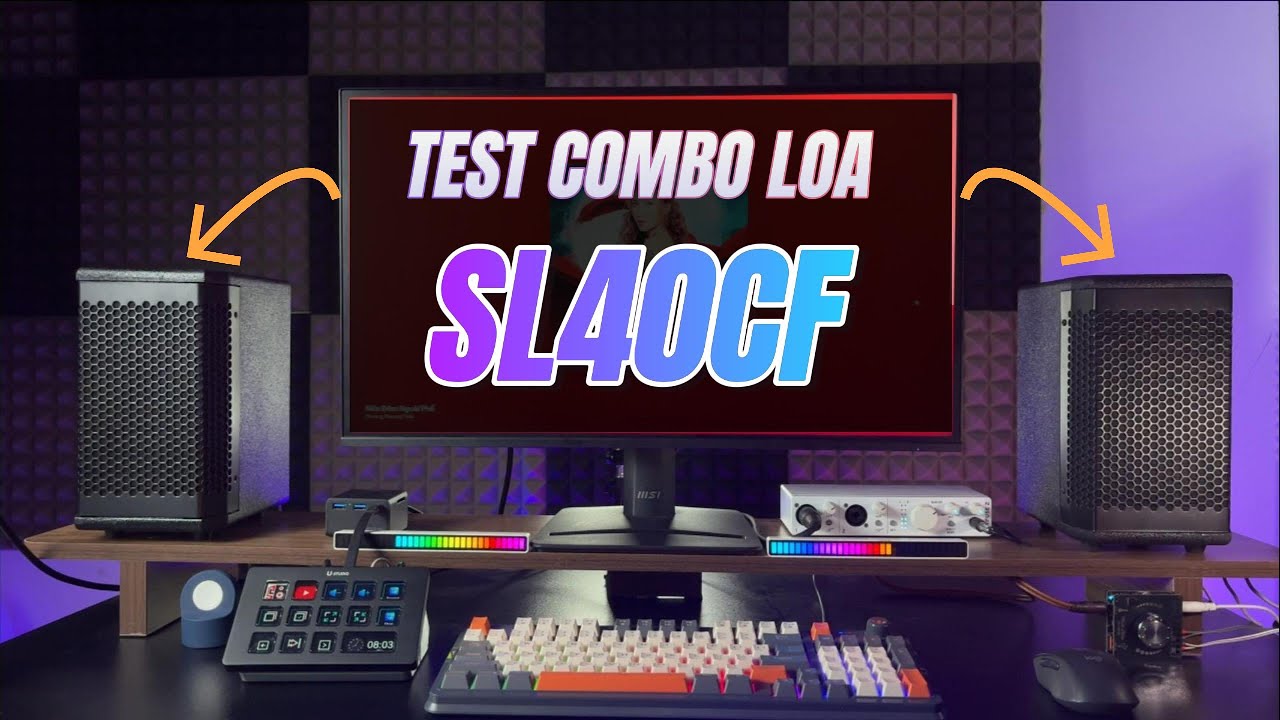 🔊 Test Combo Loa Đa Dụng SL40CF – Âm Thanh Chuẩn Cho Quán Cafe & Phòng Nghe | Shoploa.vn
