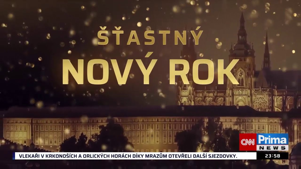 Novoroční přípitek 2026 – CNN Prima News (1. 1. 2026)