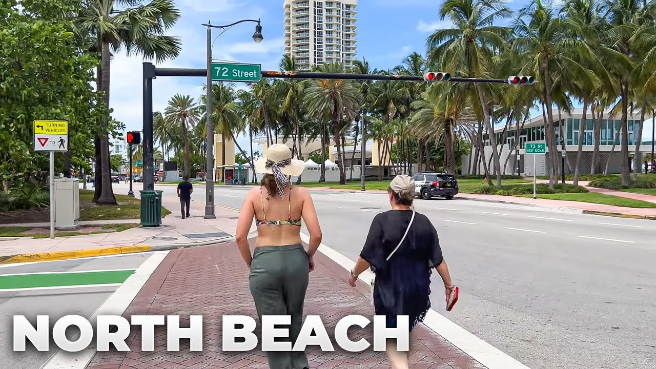 Miami Beach Walk : North Beach in July 2022