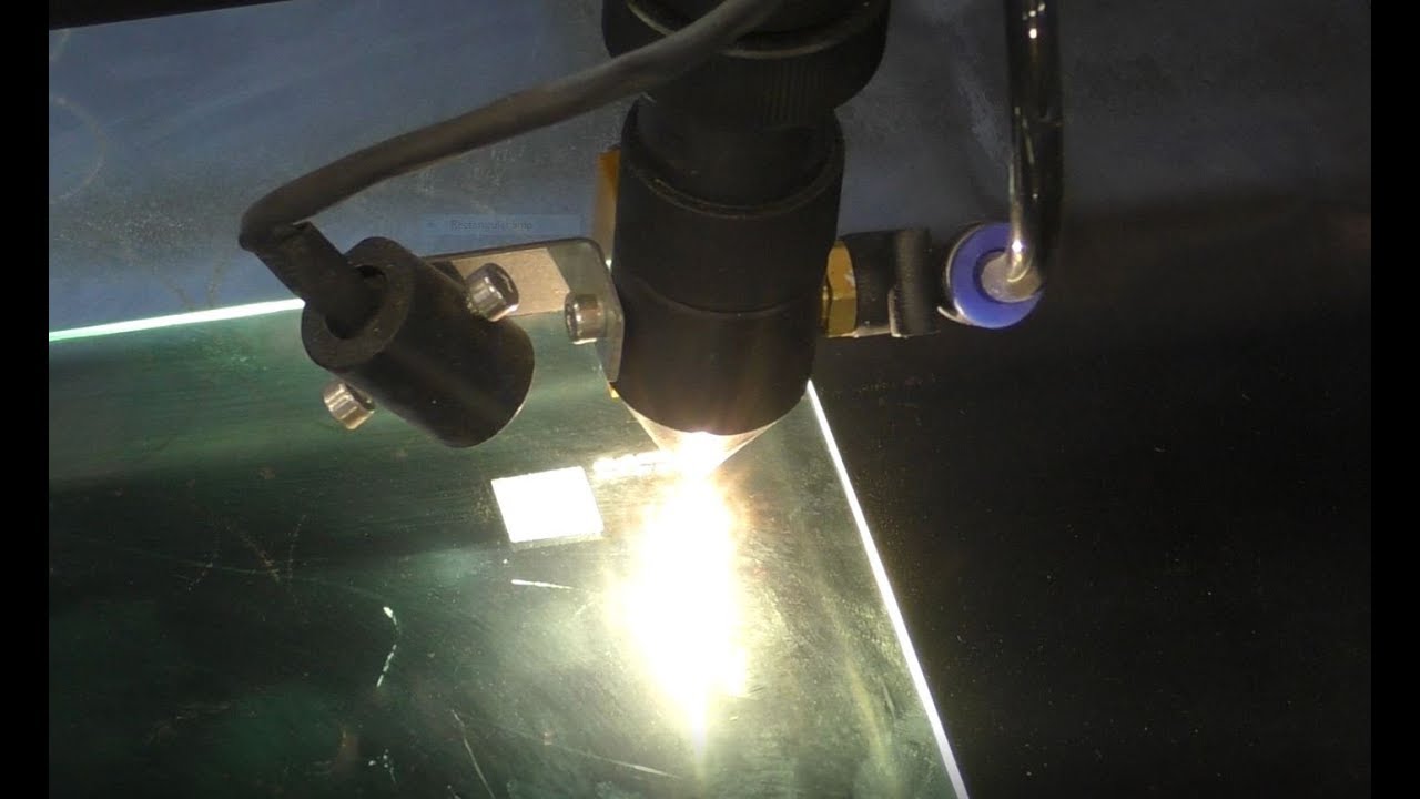 How to engraving in glass with a 100 watt laser