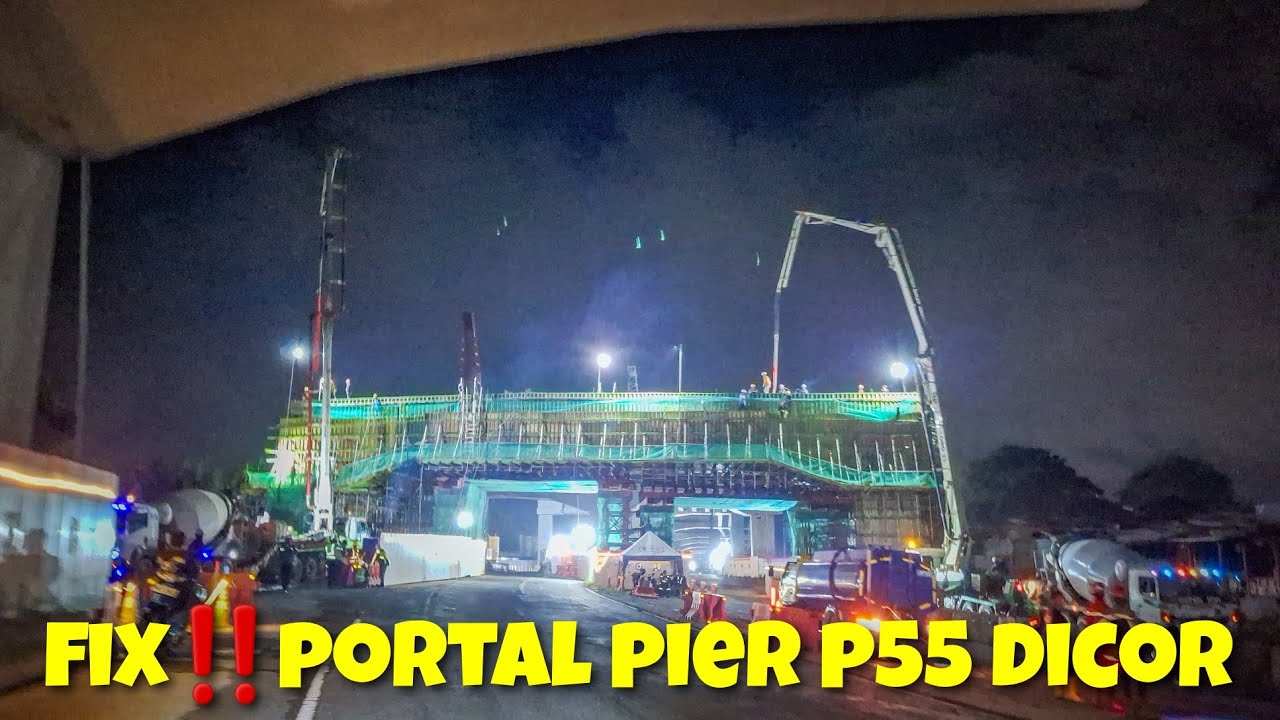 Portal Pier P55 Dicor ‼️ Girder Tol Jogja-Solo Ruas Kronggahan Dievakuasi Menggunakan Crane