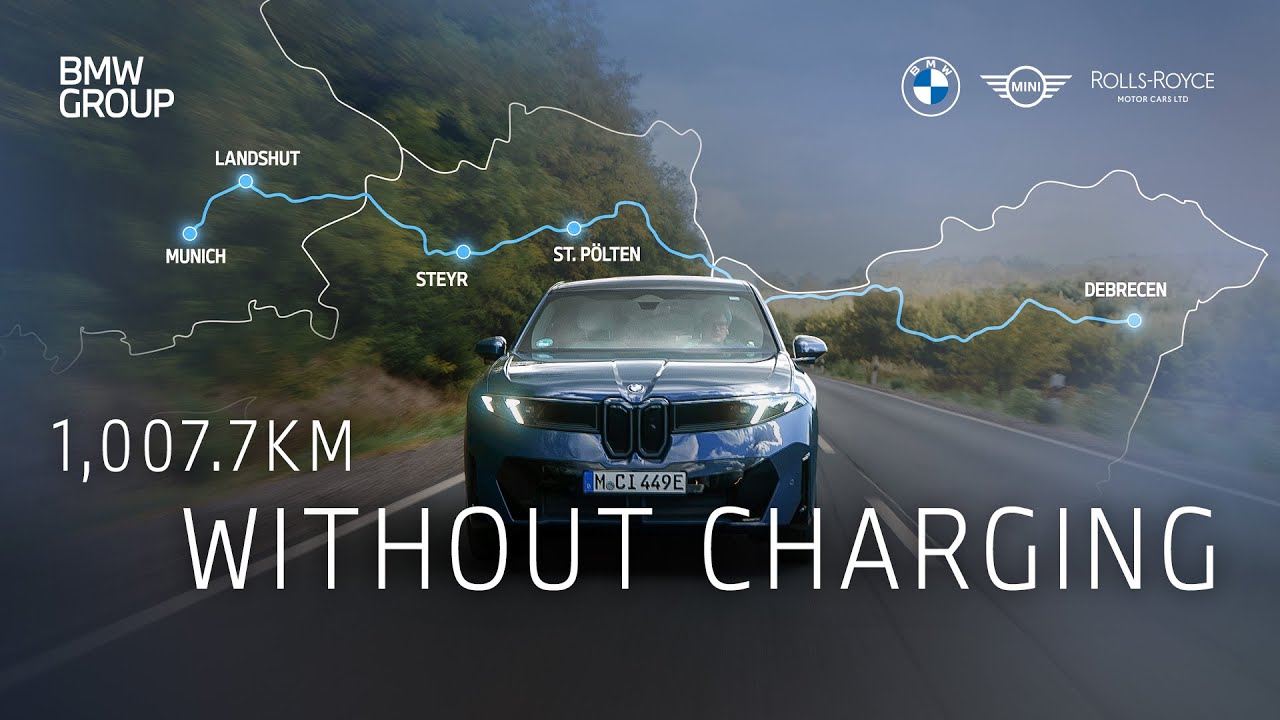 1,000 km challenge: Can the BMW iX3 complete it on a single charge? ⚡🏁